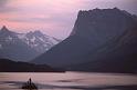St Mary Lake Sunset Glacier NP Aug 1990